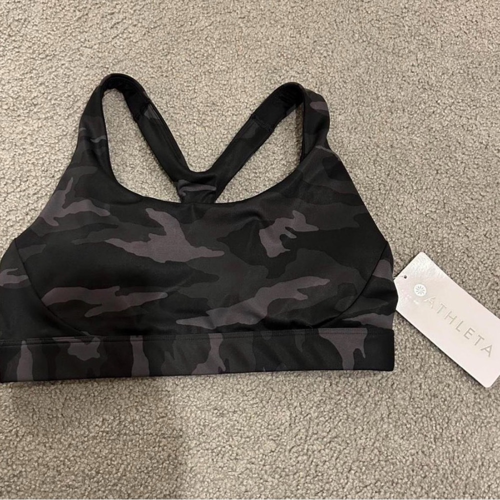 Athleta Dark Camo Sports Bra